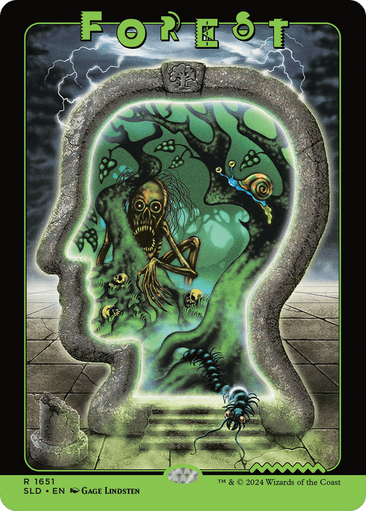 Forest (1651) (Rainbow Foil) (1651) Foil - Secret Lair Drop Series