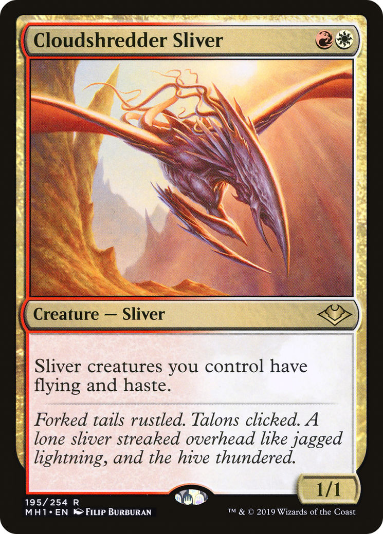 Cloudshredder Sliver (195) Foil - Modern Horizons