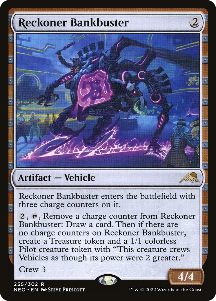 Reckoner Bankbuster (255) Foil - Kamigawa: Neon Dynasty