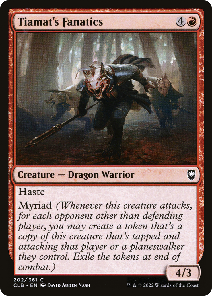Tiamat's Fanatics (202) - Commander Legends: Battle for Baldur's Gate