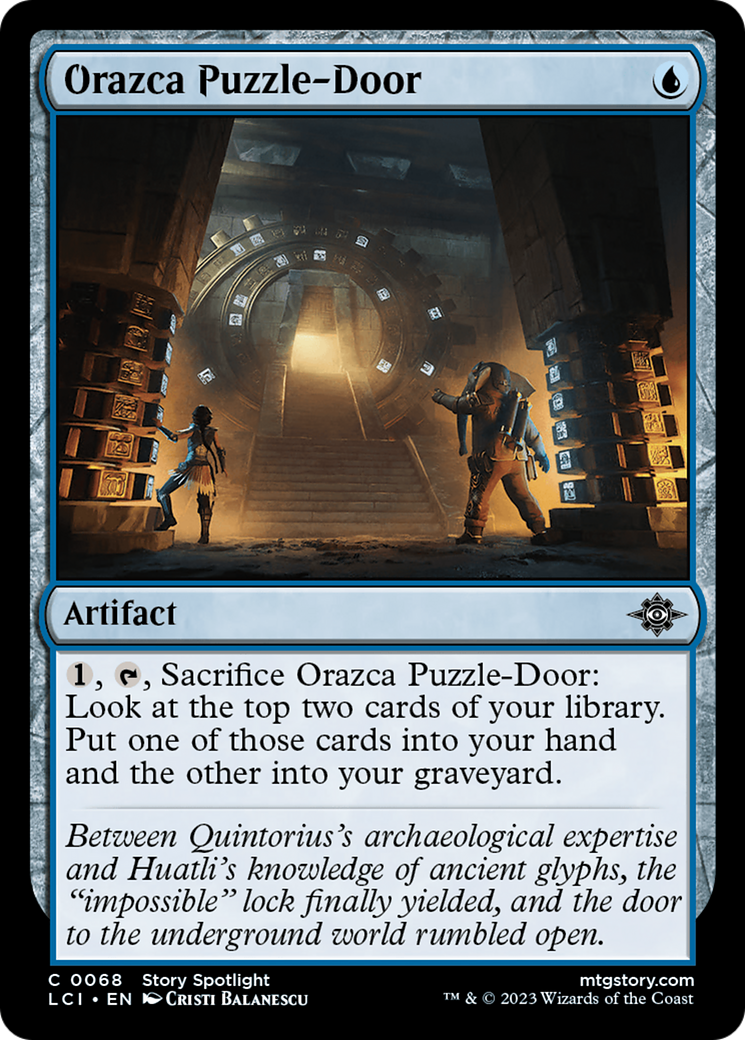Orazca Puzzle-Door (068) Foil - The Lost Caverns of Ixalan