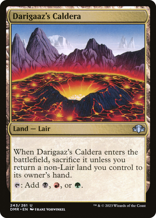 Darigaaz's Caldera [Dominaria Remastered] Foil