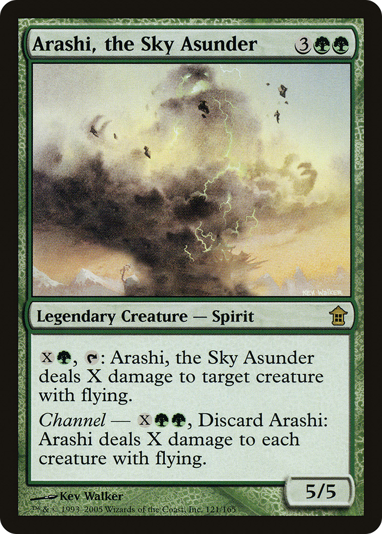 Arashi, the Sky Asunder (121) Foil - Saviors of Kamigawa