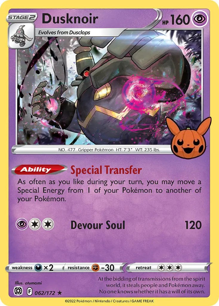 Dusknoir (062/172) [Trick or Trade] | Silver Goblin