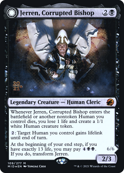 Jerren, Corrupted Bishop (109) Foil - Innistrad: Midnight Hunt Promos