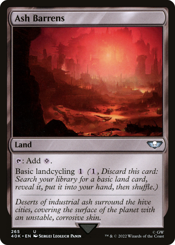 Ash Barrens (265) - Warhammer 40,000 Commander
