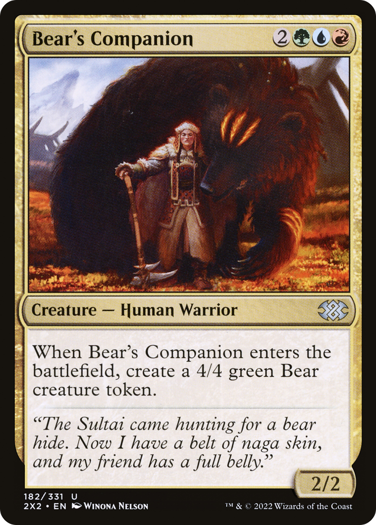 Bear's Companion (182) - Double Masters 2022