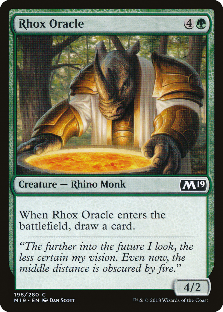 Rhox Oracle [Core Set 2019] | Silver Goblin