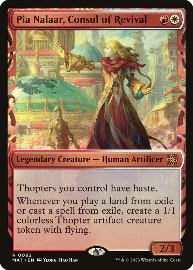 Pia Nalaar, Consul of Revival (Showcase) (092) Foil - March of the Machine: The Aftermath