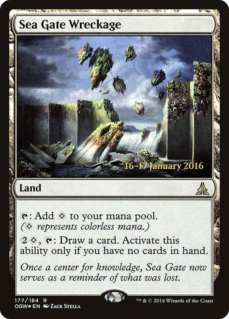 Sea Gate Wreckage (177) Foil - Oath of the Gatewatch Promos
