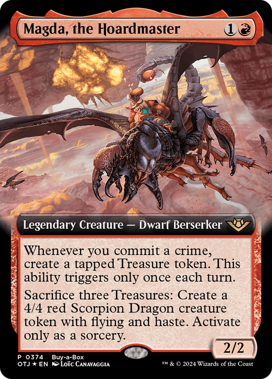 Magda, the Hoardmaster (Extended Art) (374) Foil - Outlaws of Thunder Junction