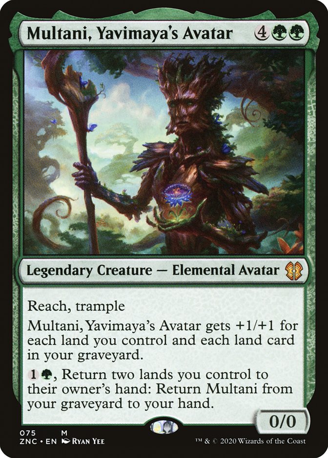 Multani, Yavimaya's Avatar [Zendikar Rising Commander] | Silver Goblin