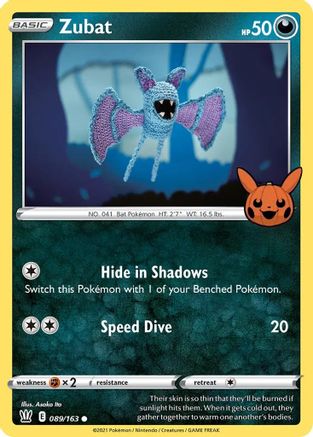 Zubat (089/163) [Trick or Trade] | Silver Goblin