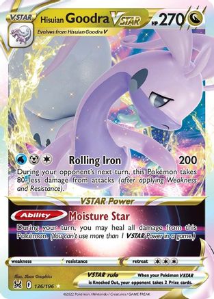 Hisuian Goodra VSTAR (136) Holofoil - SWSH11 Lost Origin