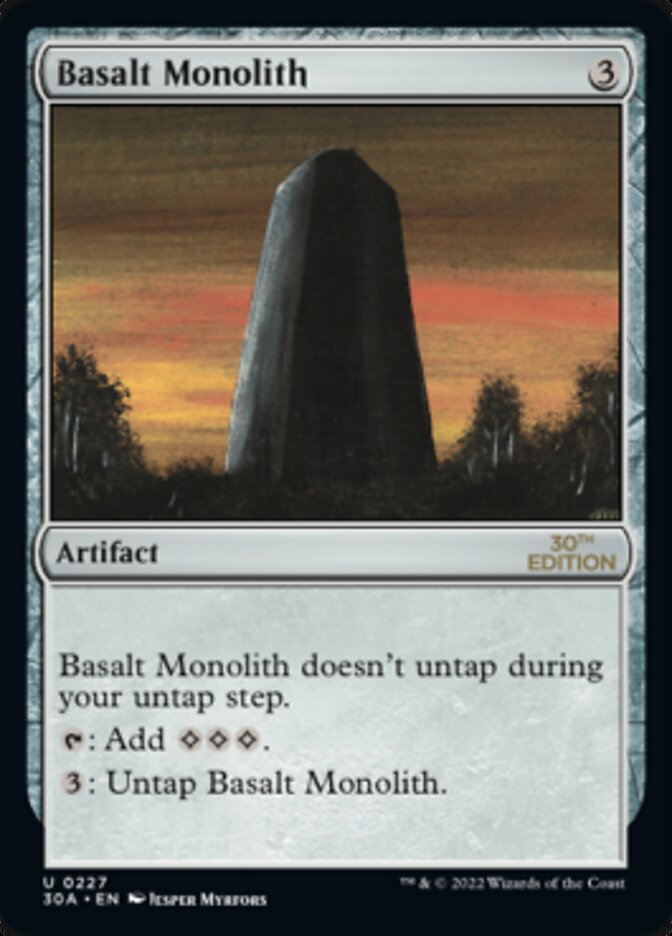 Basalt Monolith [30th Anniversary Edition] | Silver Goblin