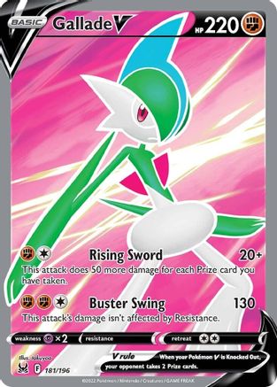 Gallade V (Full Art) (181) Holofoil - SWSH11 Lost Origin