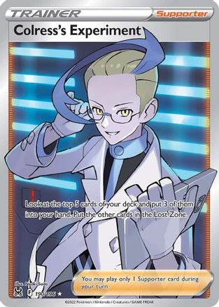 Colress's Experiment (Full Art) (190) Holofoil - Lost Origin