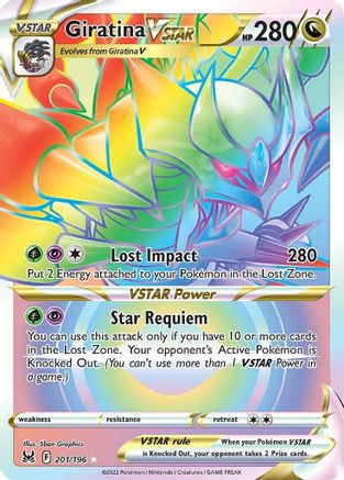 Giratina VSTAR (201) (Secret) (201) Holofoil - SWSH11 Lost Origin