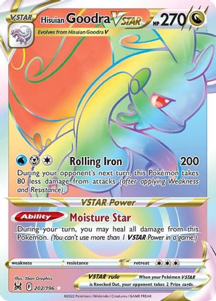 Hisuian Goodra VSTAR (Secret) (202) Holofoil - SWSH11 Lost Origin