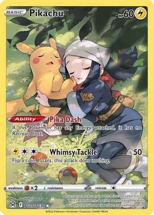 Pikachu (TG05) Holofoil - Lost Origin Trainer Gallery