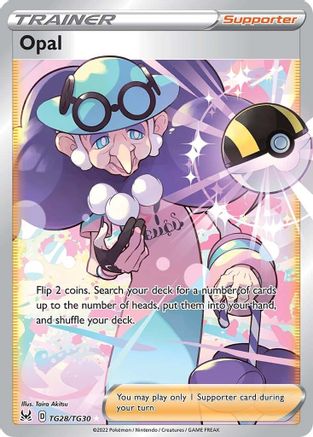Opal (TG28) Holofoil - Lost Origin Trainer Gallery