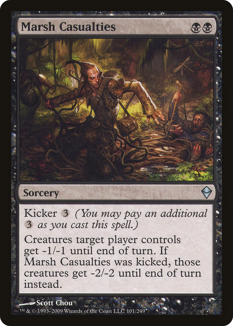 Marsh Casualties (101) Foil - Zendikar