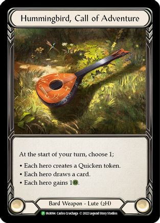 Hummingbird, Call of Adventure (FAB094) Cold Foil - FaB Promos