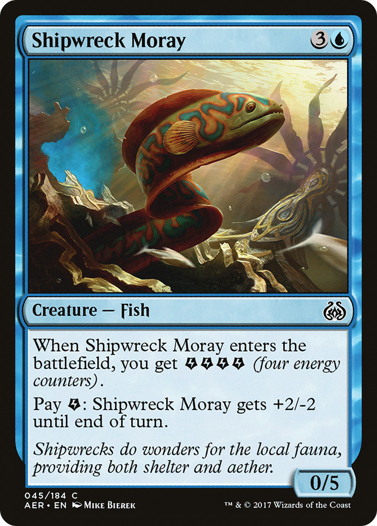 Shipwreck Moray (045) Foil - Aether Revolt