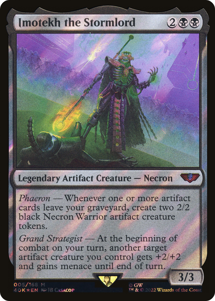 Imotekh the Stormlord (005) Foil - Warhammer 40,000 Commander