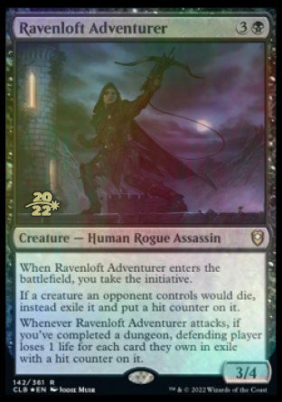 Ravenloft Adventurer [Commander Legends: Battle for Baldur's Gate Prerelease Promos] | Silver Goblin