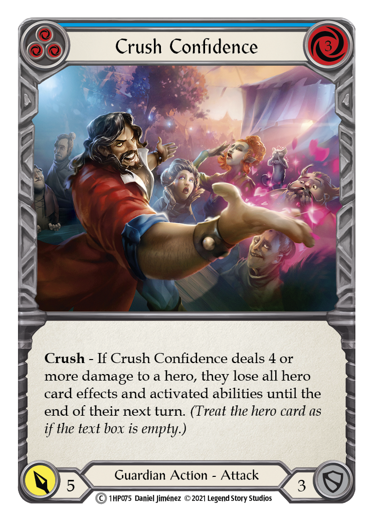 Crush Confidence (Blue) [1HP075] (History Pack 1) | Silver Goblin