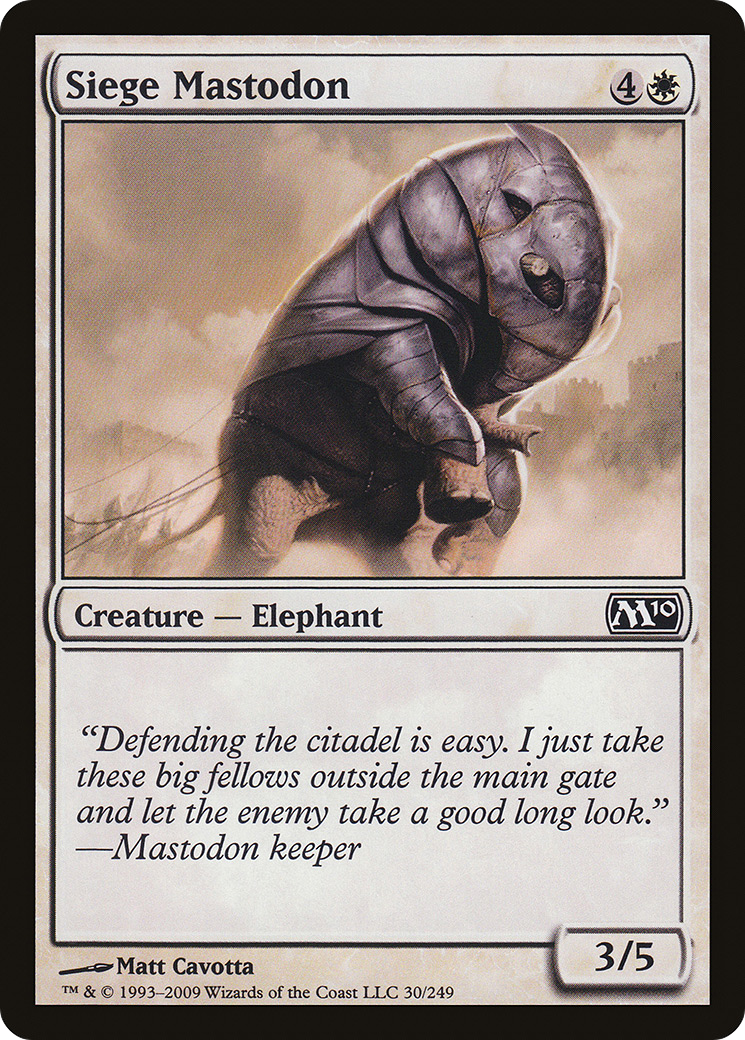 Siege Mastodon (030) - Magic 2010