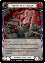 Runeblood Incantation (Red) [EVR107] (Everfest)  1st Edition Extended Art Rainbow Foil | Silver Goblin