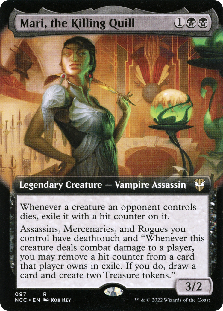 Mari, the Killing Quill (Extended Art) (097) - New Capenna Commander