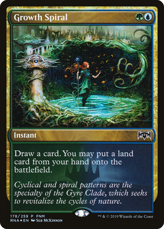 Growth Spiral (178) Foil - Ravnica Allegiance Promos