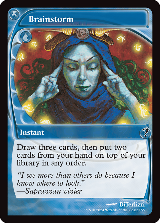 Brainstorm (Future Sight) (155) Foil - Mystery Booster 2