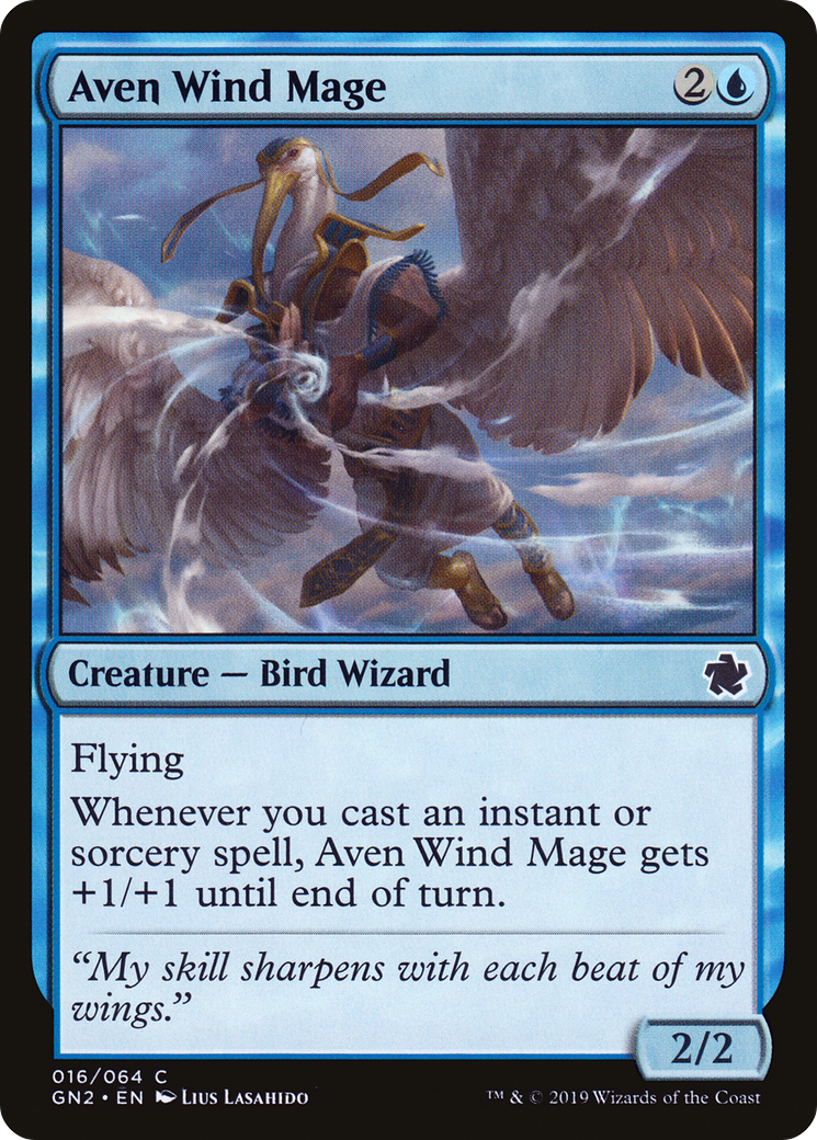 Aven Wind Mage (016) - Game Night 2019