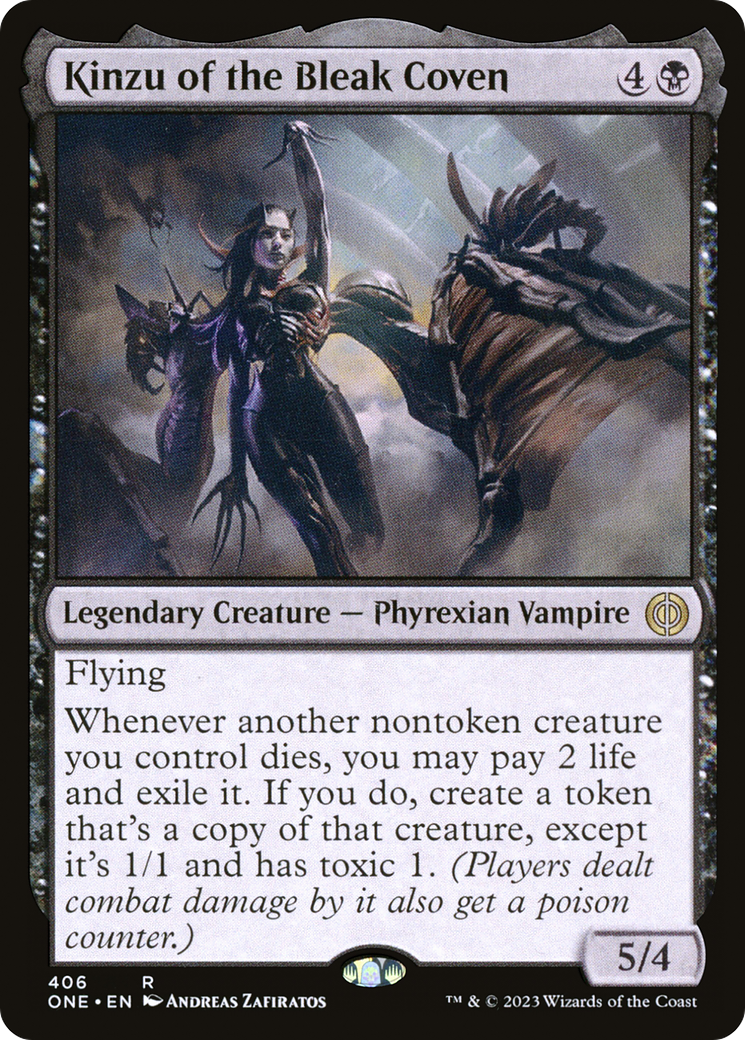 Kinzu of the Bleak Coven (406) Foil - Phyrexia: All Will Be One