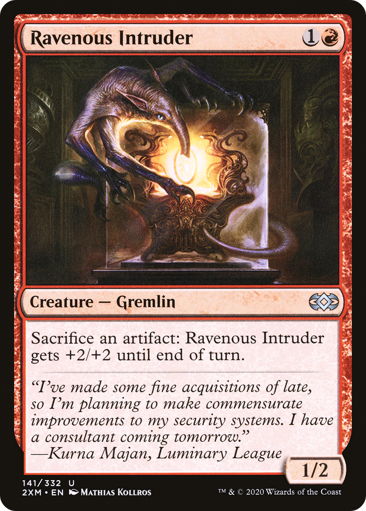 Ravenous Intruder (141) Foil - Double Masters
