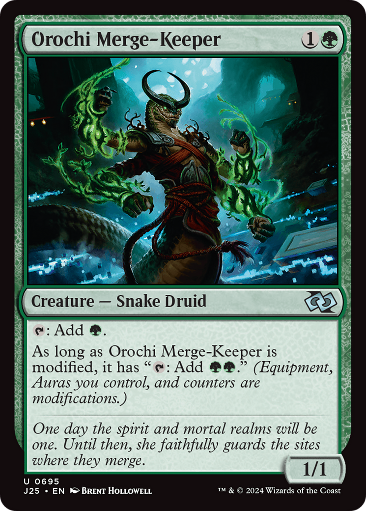 Orochi Merge-Keeper [Foundations Jumpstart] | Silver Goblin