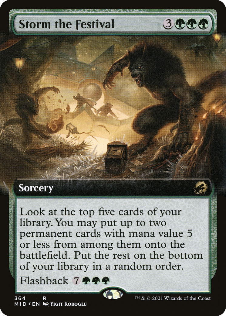 Storm the Festival (Extended Art) (364) - Innistrad: Midnight Hunt