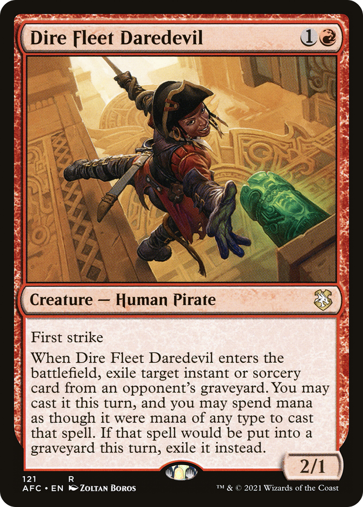 Dire Fleet Daredevil (121) - Forgotten Realms Commander
