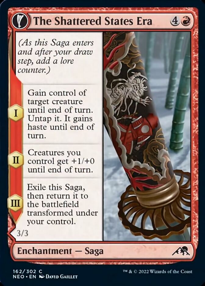 The Shattered States Era // Nameless Conqueror (162) Foil - Kamigawa: Neon Dynasty