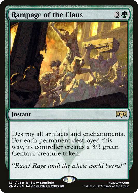 Rampage of the Clans (134) - Ravnica Allegiance