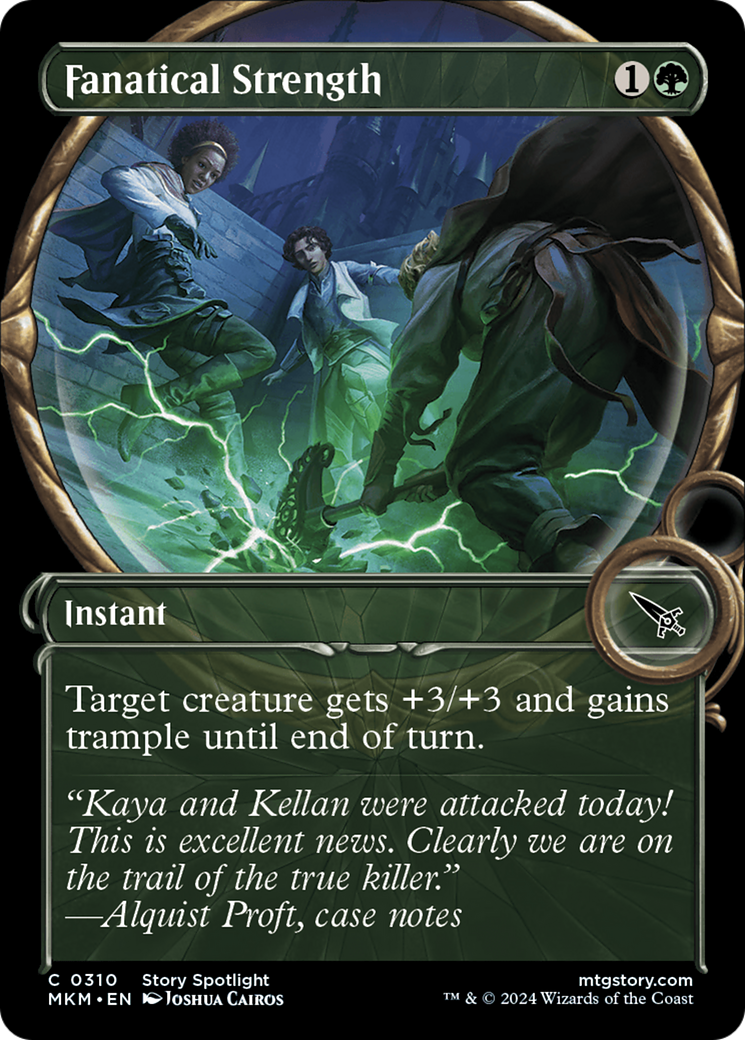 Fanatical Strength (Showcase) (310) Foil - Murders at Karlov Manor