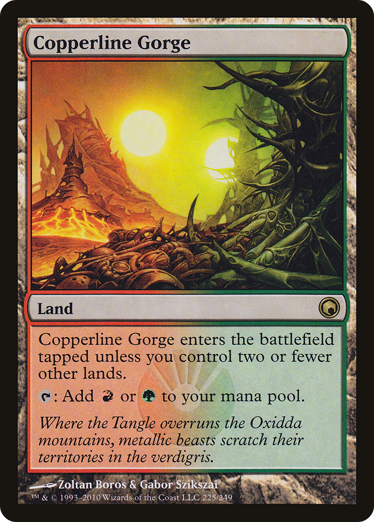 Copperline Gorge (225) - Scars of Mirrodin