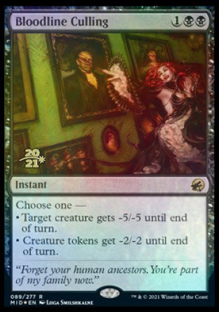 Bloodline Culling [Innistrad: Midnight Hunt Prerelease Promos] | Silver Goblin