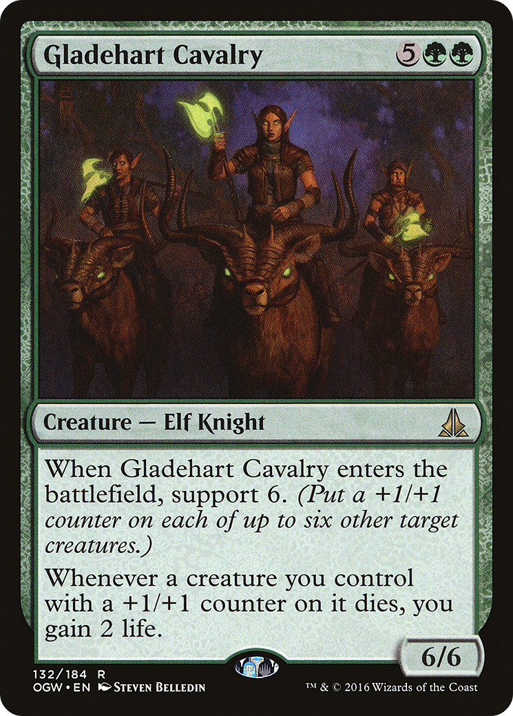Gladehart Cavalry (132) Foil - Oath of the Gatewatch