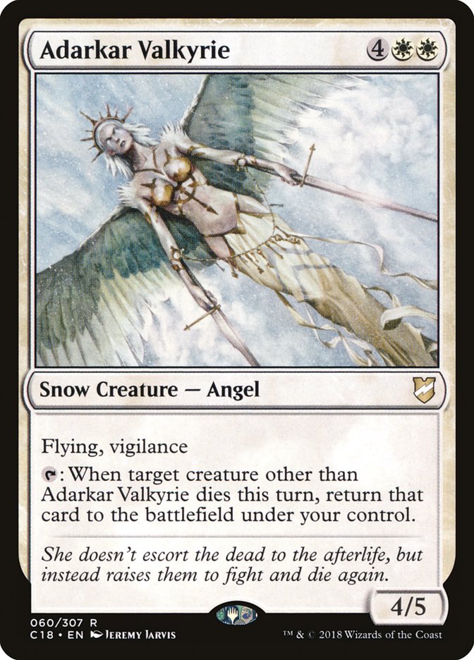 Adarkar Valkyrie [Commander 2018] | Silver Goblin