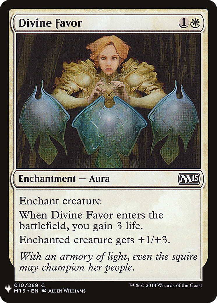 Divine Favor (M15-10) - The List